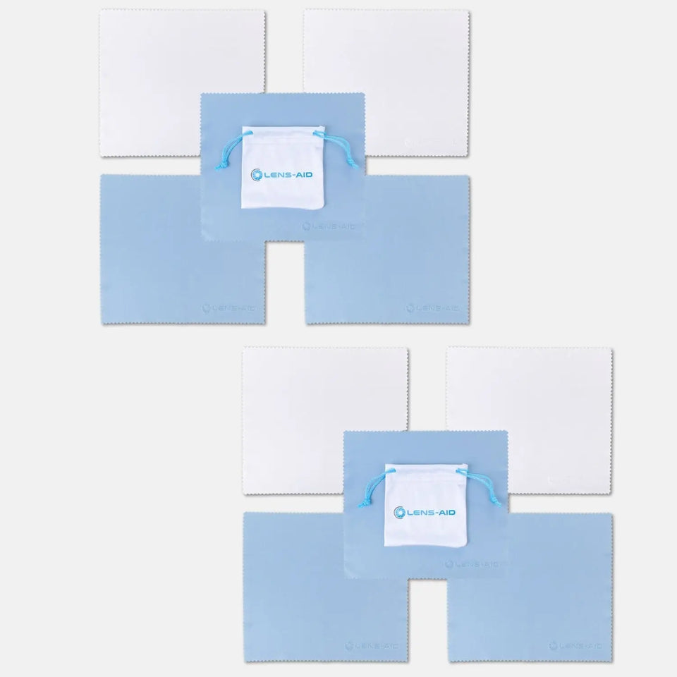 Confezione da 10 panni in microfibra per la pulizia di obiettivi, smartphone e occhiali - Fotocamere > Accessori per fotocamere > Pulizia della fotocamera