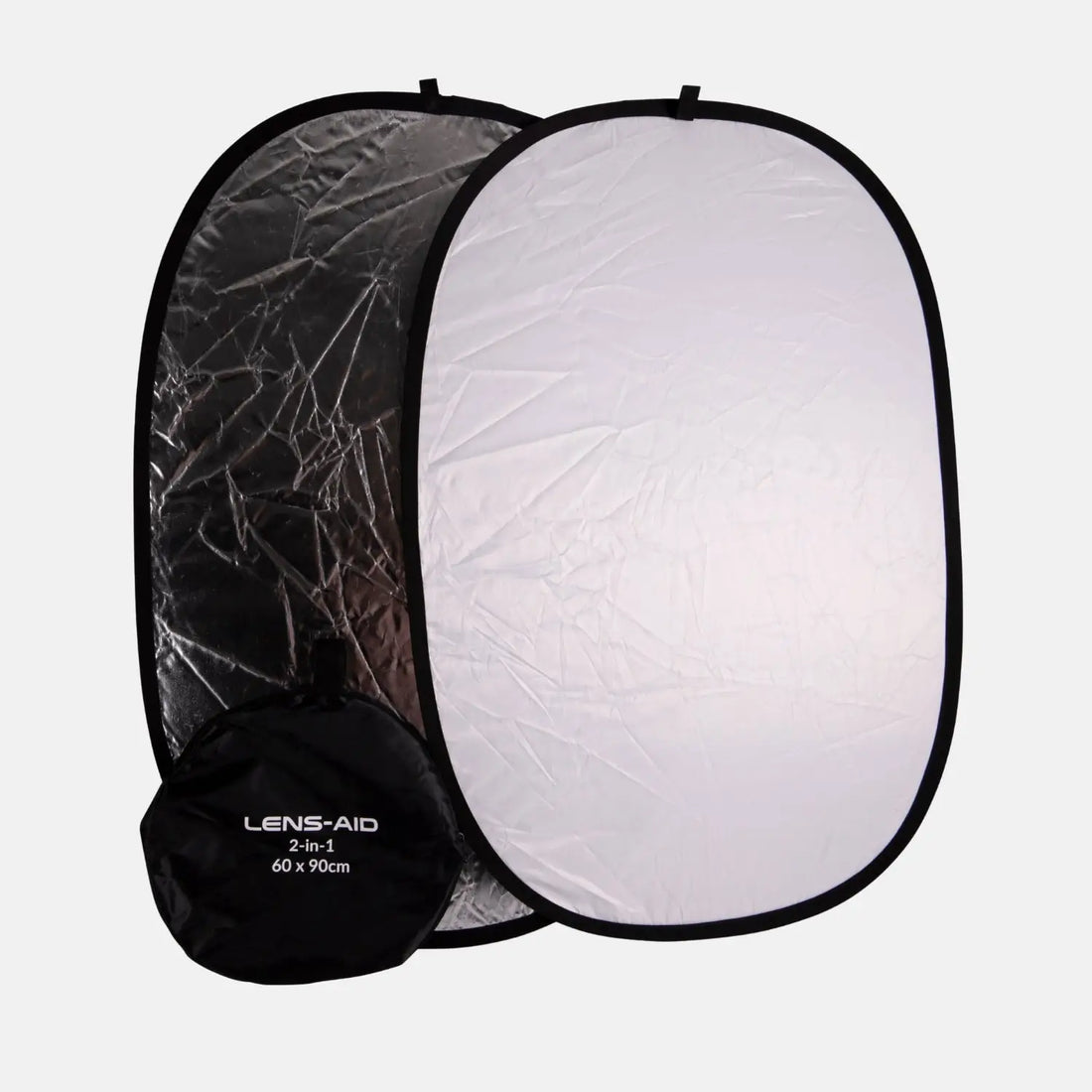 2-in-1 Faltreflektor (60x90cm) mit Tasche fürs Fotostudio & Outdoor - Kamera Foto > Fotostudio-Ausrüstung Lichtzubehör