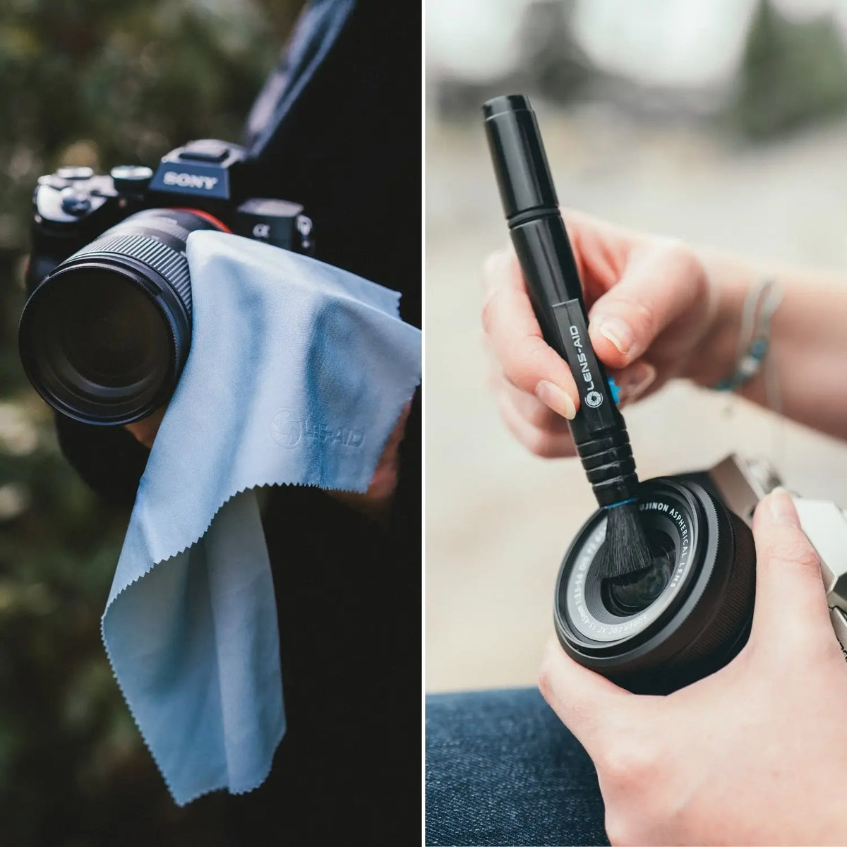 Camera Cleaning 2-Pack - Cleaning Pen and Microfiber Cloths - Camera & Photo > Camera Accessories Camera Cleaning