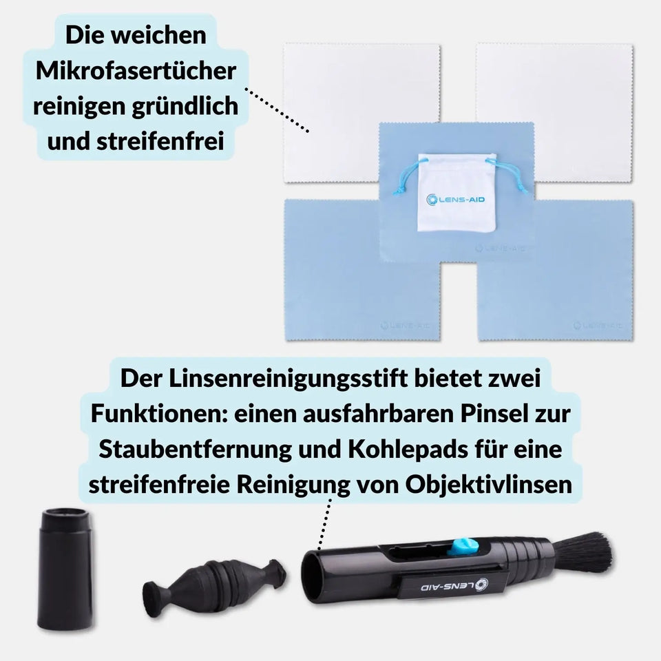 Camera Cleaning 2-Pack - Cleaning Pen and Microfiber Cloths - Camera & Photo > Camera Accessories Camera Cleaning