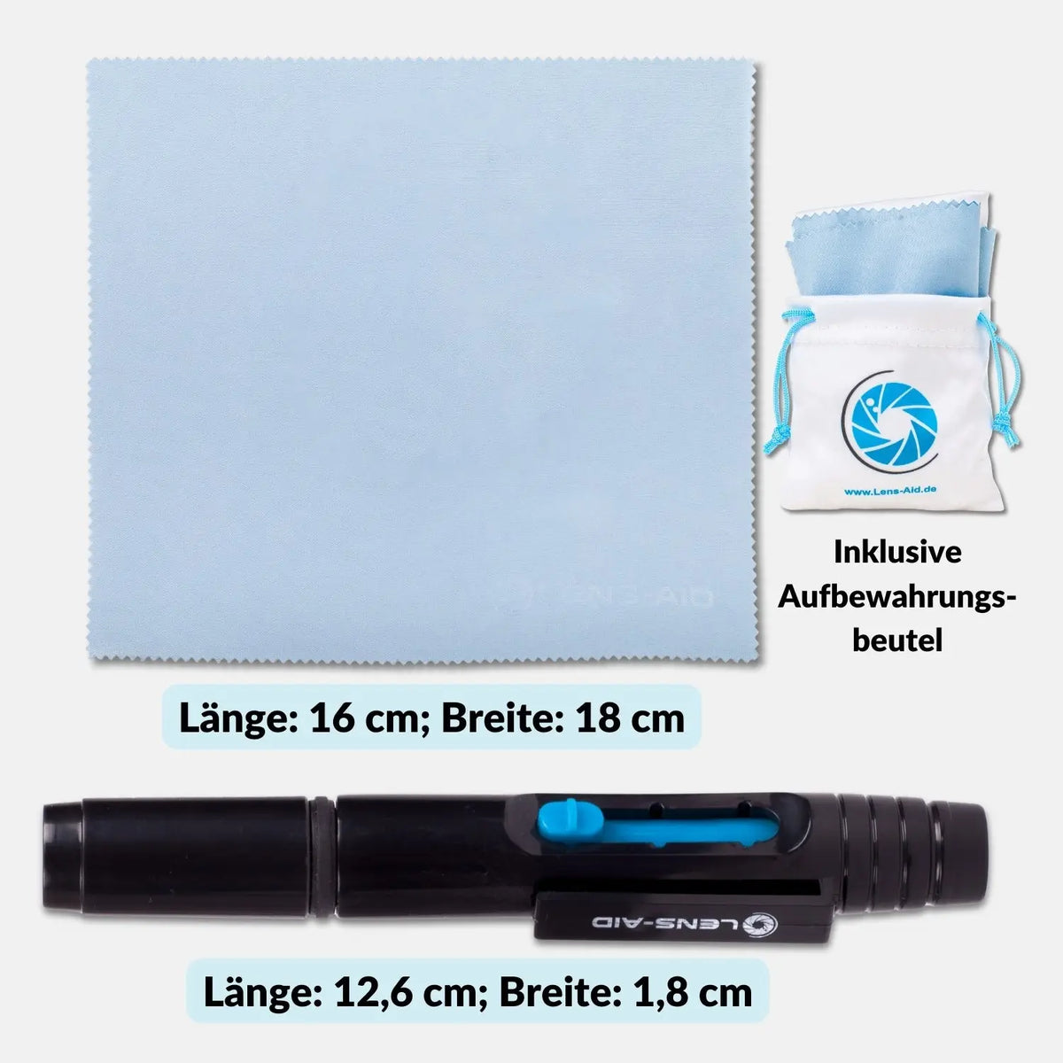 Camera Cleaning 2-Pack - Cleaning Pen and Microfiber Cloths - Camera & Photo > Camera Accessories Camera Cleaning