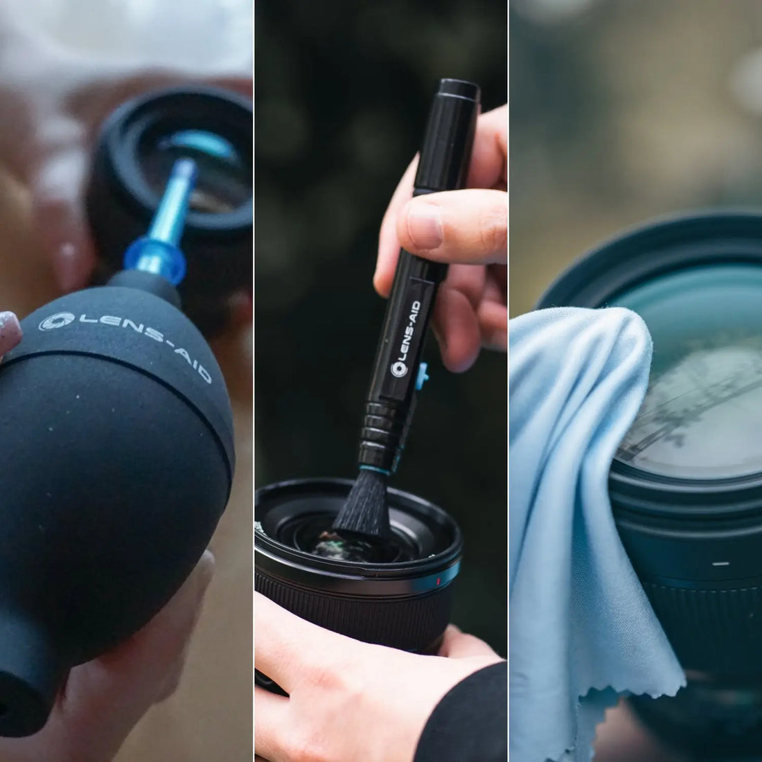 Kamera Reinigungsset 3er-Set mit Reinigungsstift & Mikrofasertüchern - Foto > Kamerazubehör Kamerareinigung