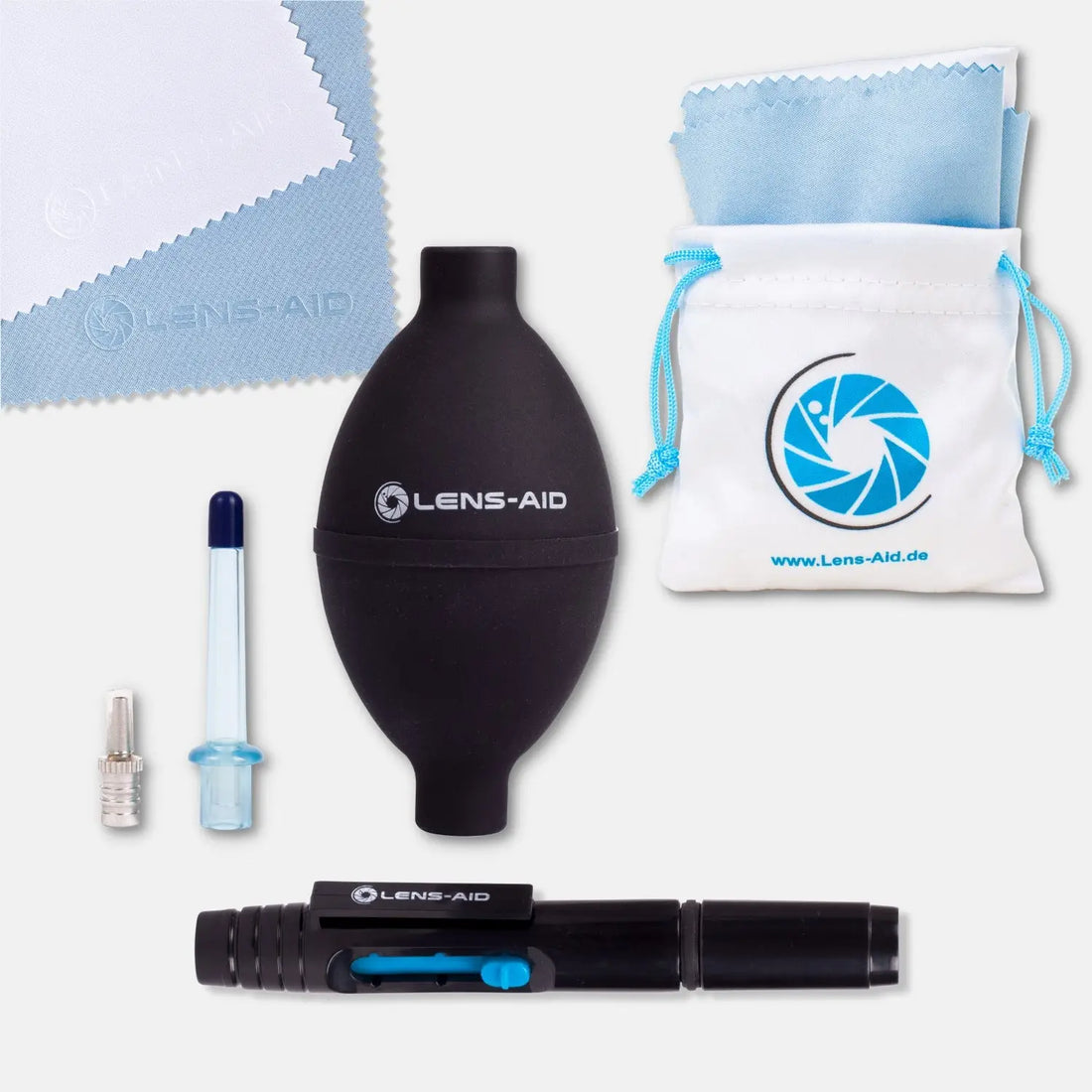 Kamera Reinigungsset 3er-Set mit Reinigungsstift & Mikrofasertüchern - Foto > Kamerazubehör Kamerareinigung