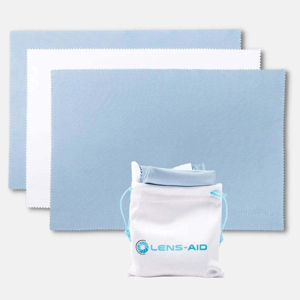 XXL Mikrofaser-Reinigungstücher 3er-Set 34x23 cm mit Beutel - Kamera & Foto > Kamerazubehör Kamerareinigung