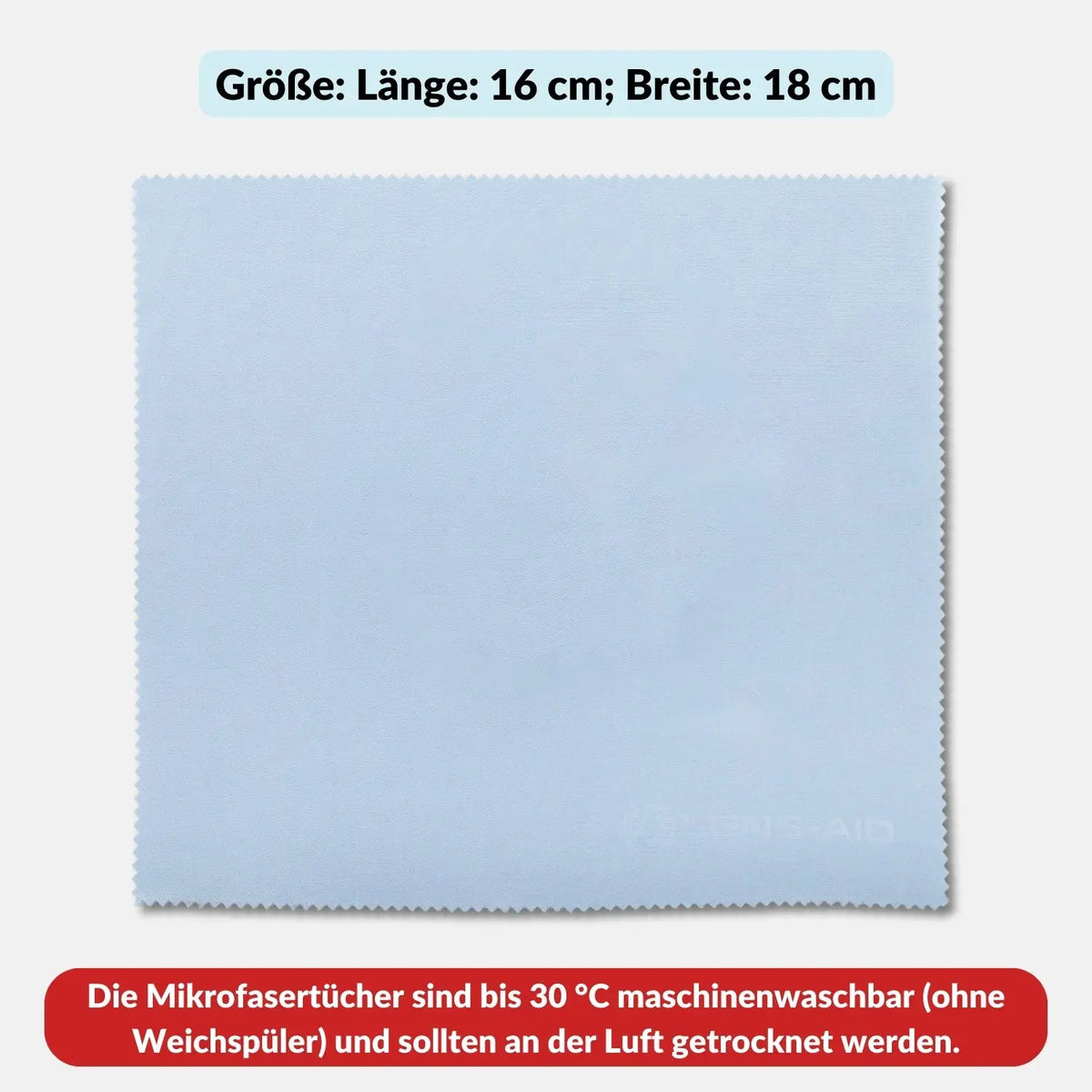 Microfiber cleaning cloths, 5-pack with storage bag - Camera & Photo > Camera Accessories Camera Cleaning