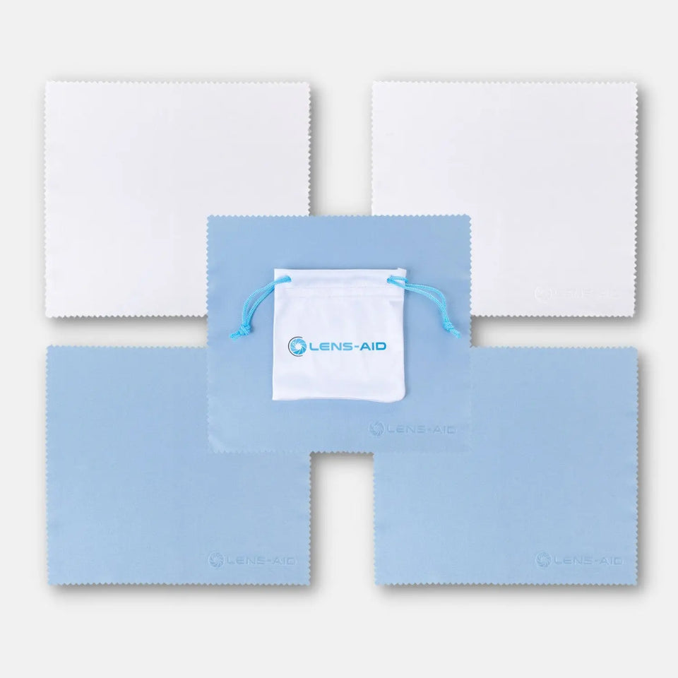 Microfiber cleaning cloths, 5-pack with storage bag - Camera & Photo > Camera Accessories Camera Cleaning