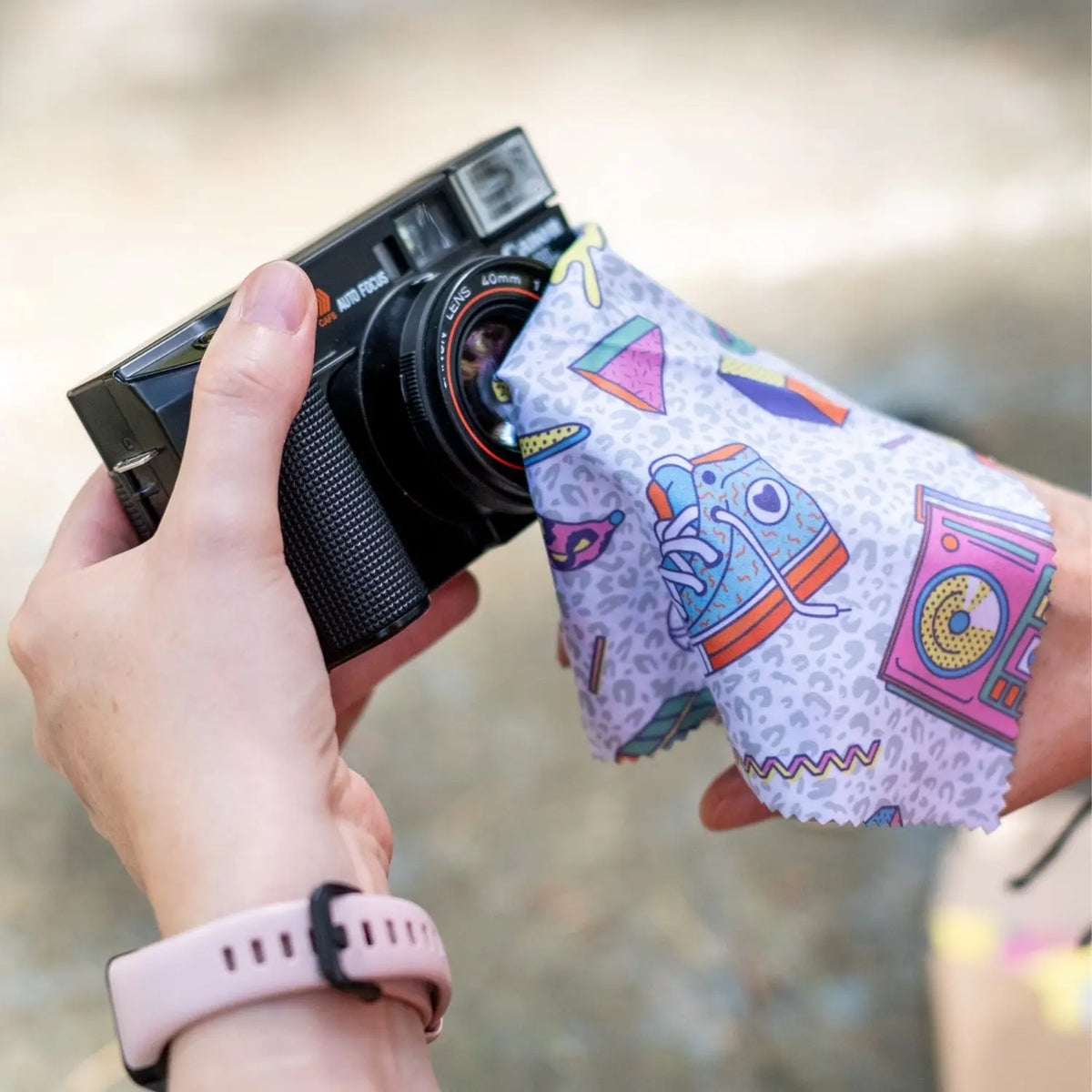 Set di 5 panni in microfibra, fantasie assortite – senza pelucchi e lavabili - Fotocamera > Accessori per fotocamera Pulizia della fotocamera