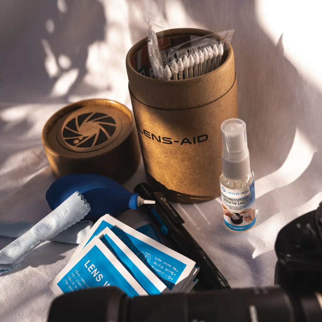 Kamera Reinigungsset 8-in-1 für Gehäuse & Objektiv - Foto > Kamerazubehör Kamerareinigung Reinigungssets
