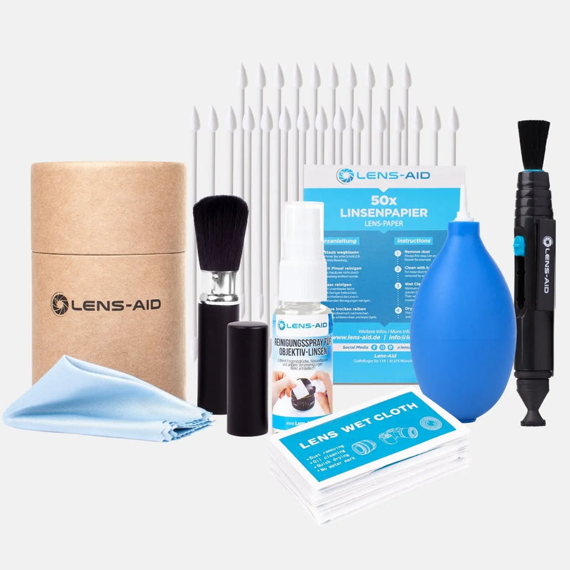 Kamera Reinigungsset 8-in-1 für Gehäuse & Objektiv - Foto > Kamerazubehör Kamerareinigung Reinigungssets
