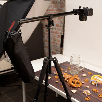 Carbon-Stativ + Auslegearm für die Studiofotografie - Kamera & Foto > Stative Einbeinstative
