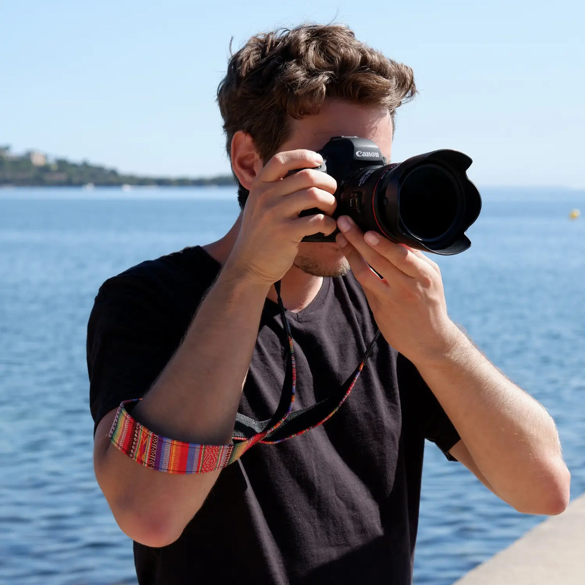 Inka camera strap - stylish carrying strap, adjustable from 85-110cm - Camera & Photo > Camera Accessories Camera Straps