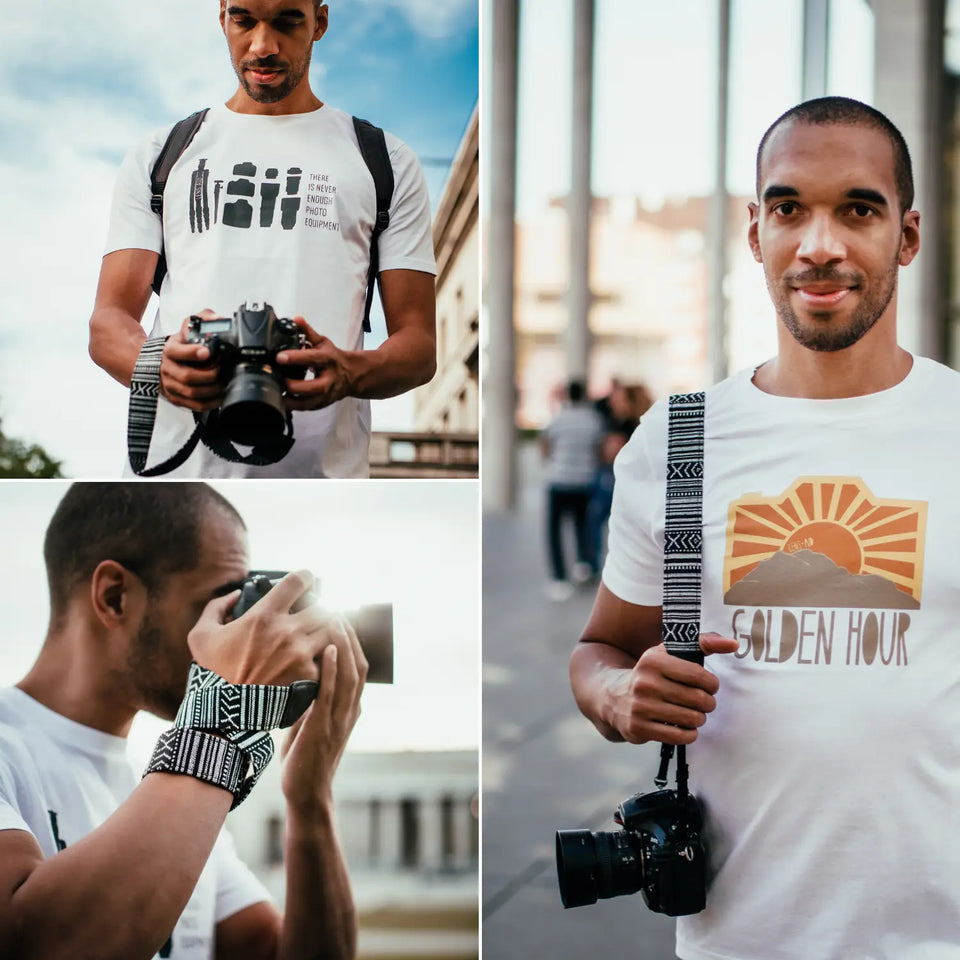 Inka camera strap - stylish carrying strap, adjustable from 85-110cm - Camera & Photo > Camera Accessories Camera Straps