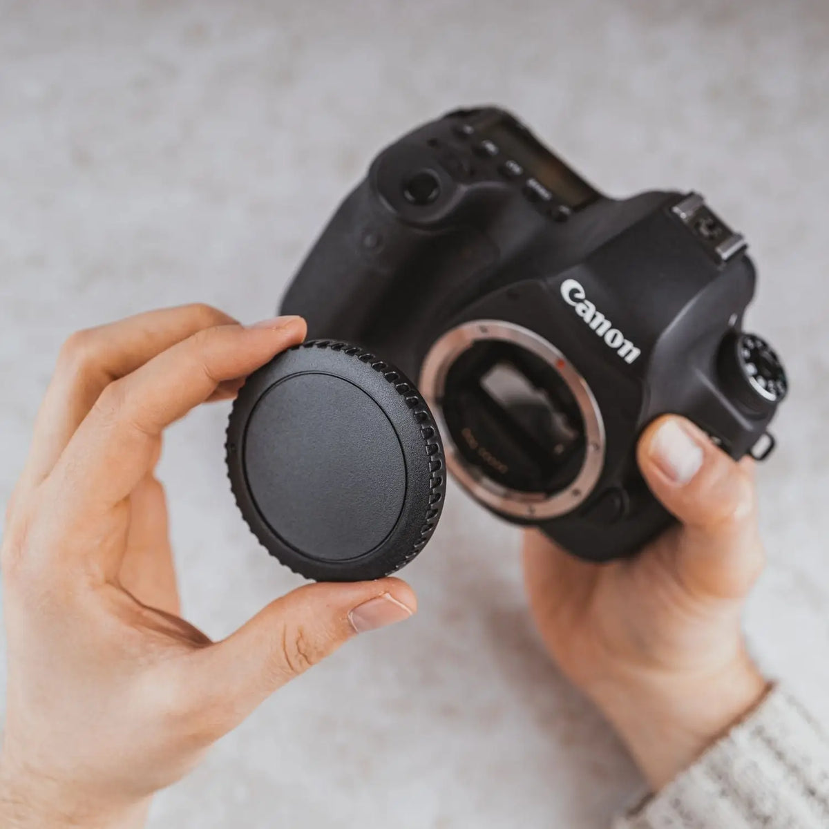 Bouchon de boîtier - compatible avec Sony, Nikon, Canon et Fuji - Appareil photo > Accessoires pour appareil photo
