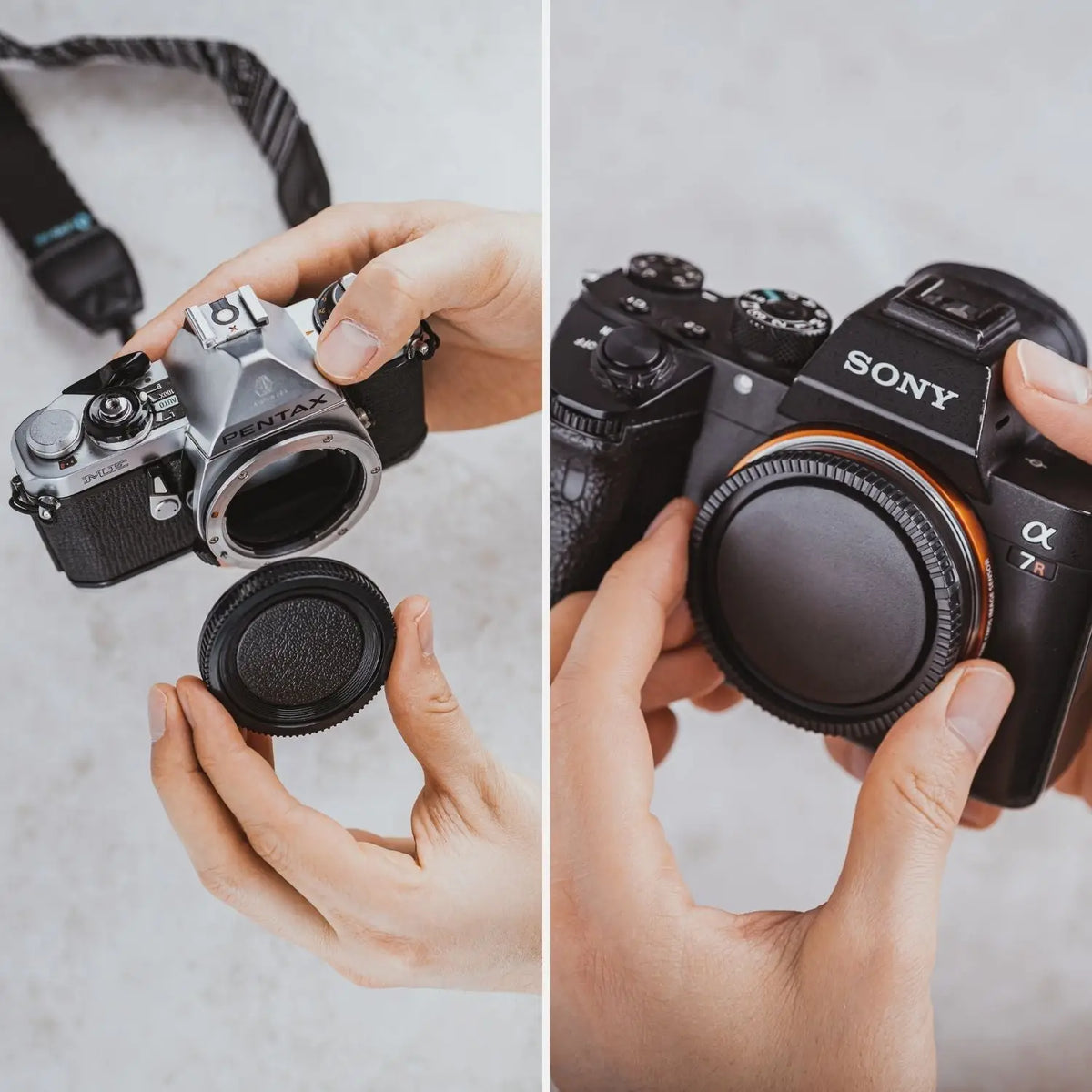 Bouchon de boîtier - compatible avec Sony, Nikon, Canon et Fuji - Appareil photo > Accessoires pour appareil photo