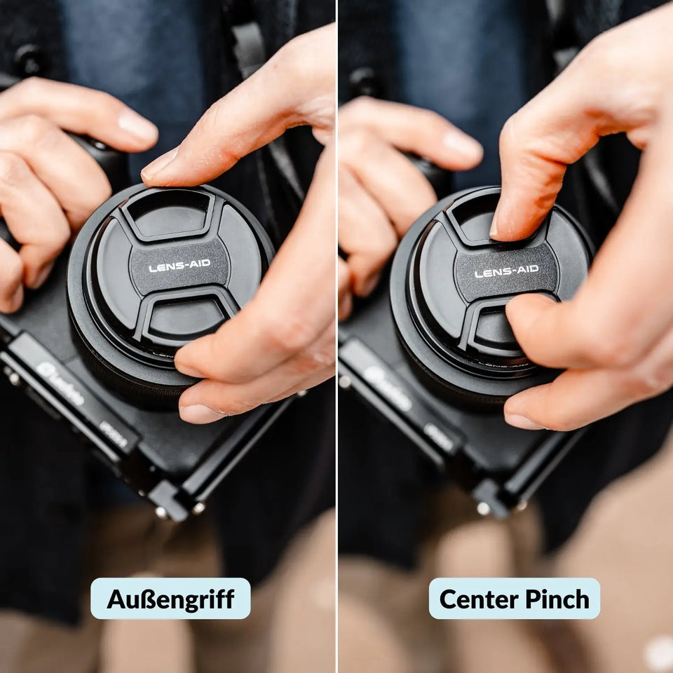 Ersatz-Objektivdeckel - kompatibel mit Sony Canon & Nikon - Kamera Foto > Kamerazubehör Objektivzubehör Objektivdeckel