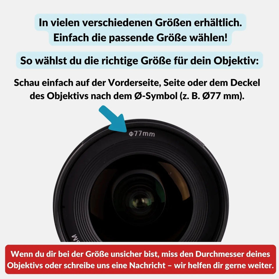 Ersatz-Objektivdeckel - kompatibel mit Sony Canon & Nikon - Kamera Foto > Kamerazubehör Objektivzubehör Objektivdeckel