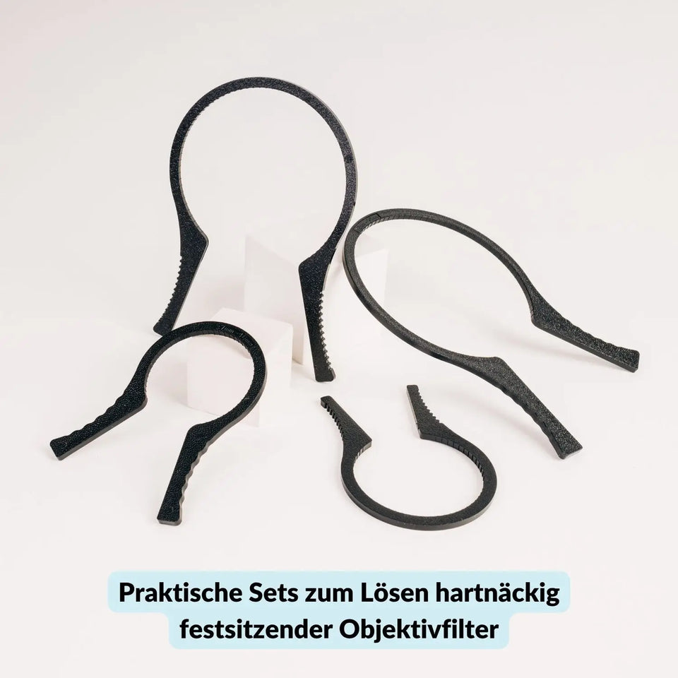 Filterklemmen-Set zum Lösen festsitzender Objektivfilter - Kamera & Foto > Kamerazubehör Objektivzubehör Filterzubehör