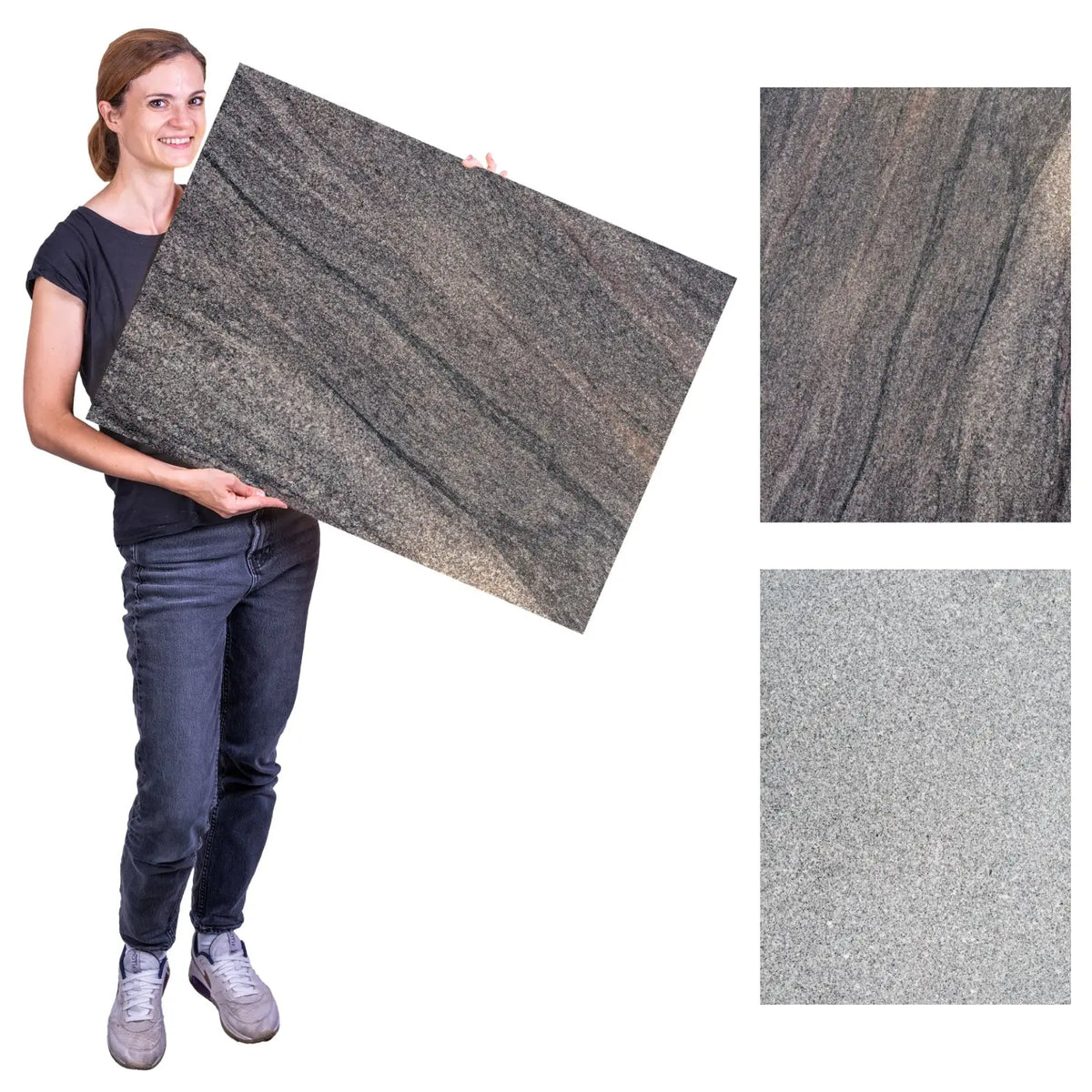 Flatlay Hintergrund 84 × 60 cm doppelseitig – Steinoptik - Stein 153 - Kamera & Foto > Fotostudio-Ausrüstung