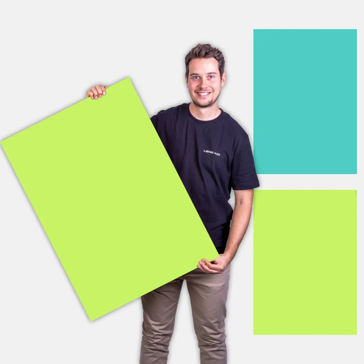 Flatlay Hintergrund 84 × 60 cm doppelseitig – Einfarbig / Verlauf - 132 - Kamera & Foto > Fotostudio-Ausrüstung