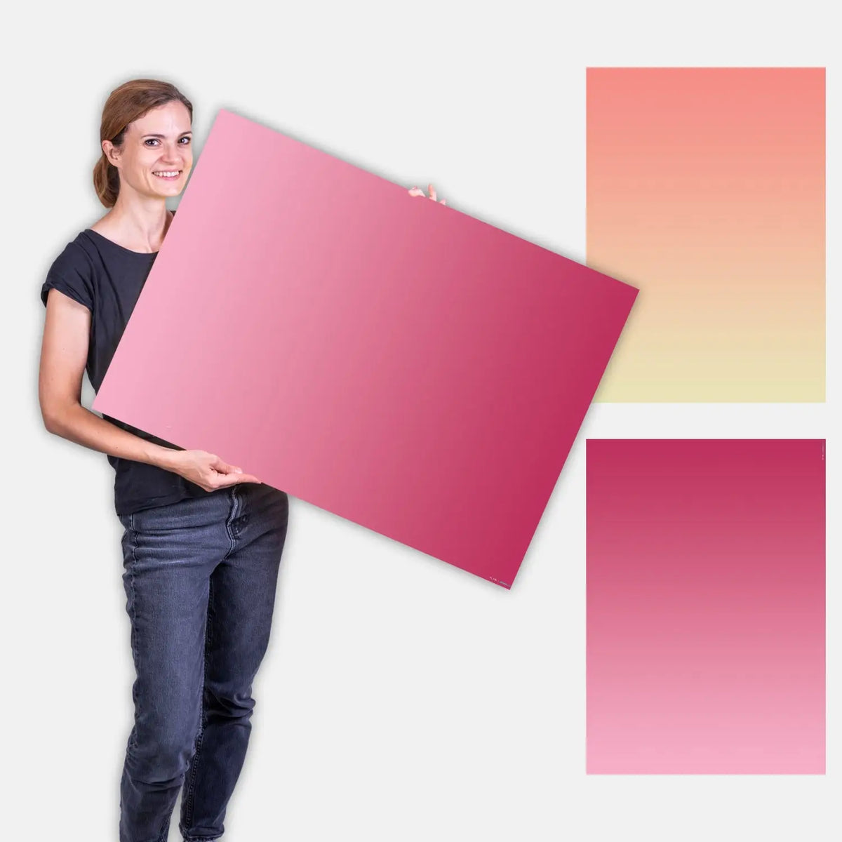 Flatlay Hintergrund 84 × 60 cm doppelseitig – Einfarbig / Verlauf - 139 - Kamera & Foto > Fotostudio-Ausrüstung