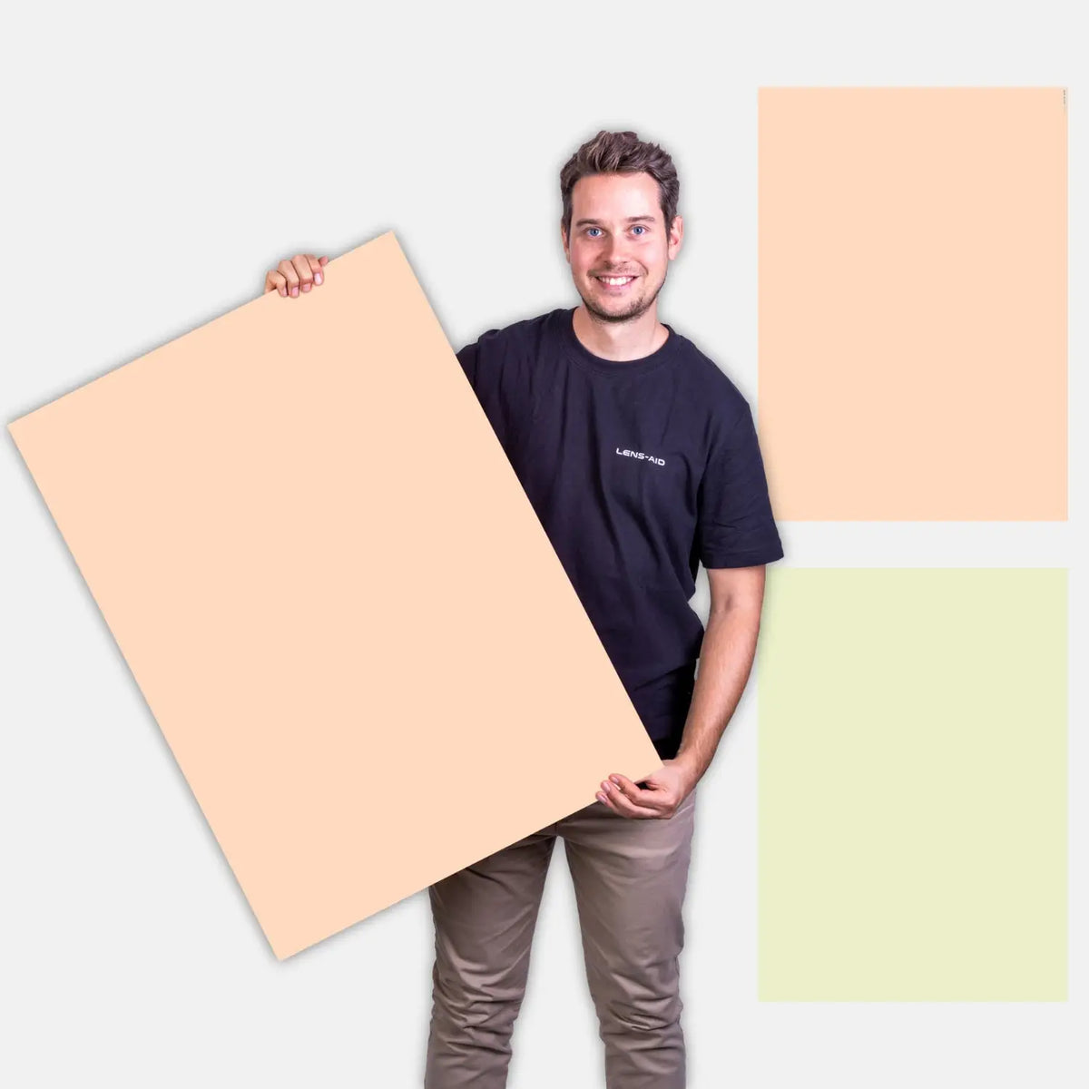 Flatlay Hintergrund 84 × 60 cm doppelseitig – Einfarbig / Verlauf - 134 - Kamera & Foto > Fotostudio-Ausrüstung