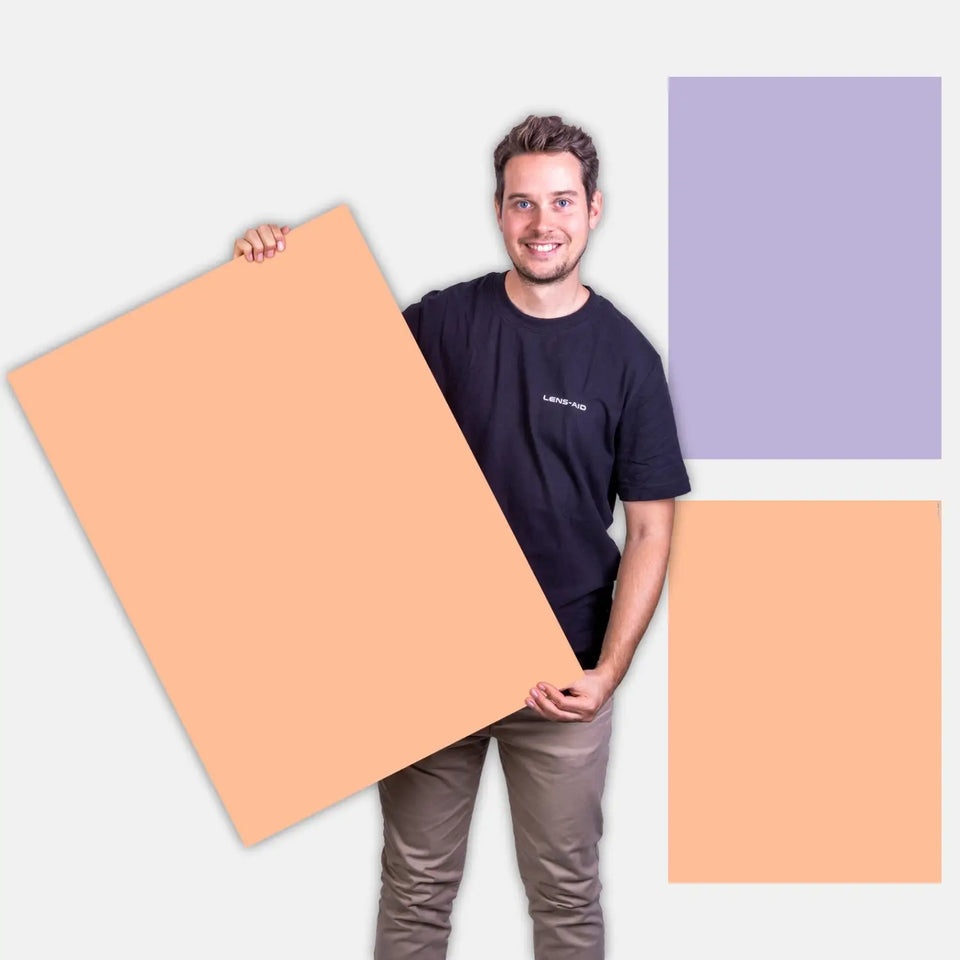 Flatlay Hintergrund 84 × 60 cm doppelseitig – Einfarbig / Verlauf - 136 - Kamera & Foto > Fotostudio-Ausrüstung