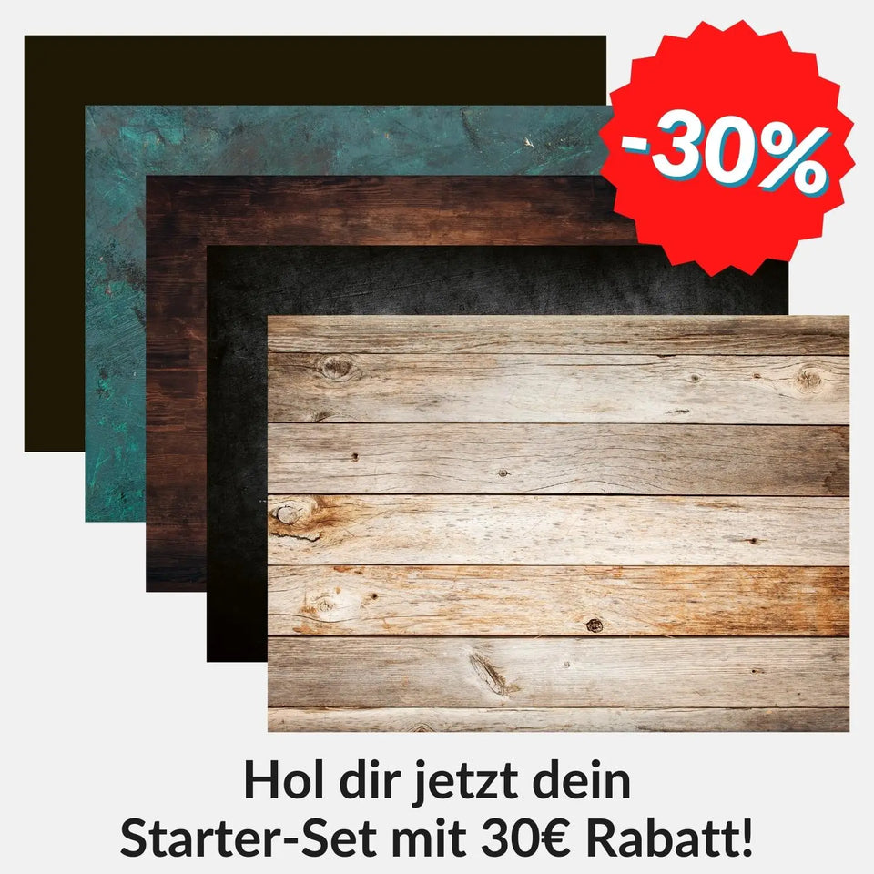 Flatlay Hintergrund 84 × 60 cm doppelseitig – Einfarbig / Verlauf - Kamera & Foto > Fotostudio-Ausrüstung Hintergründe