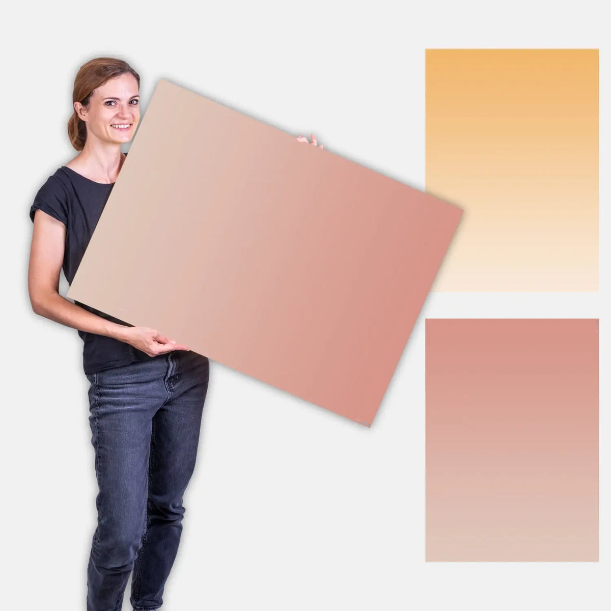 Flatlay Hintergrund 84 × 60 cm doppelseitig – Einfarbig / Verlauf - 137 - Kamera & Foto > Fotostudio-Ausrüstung