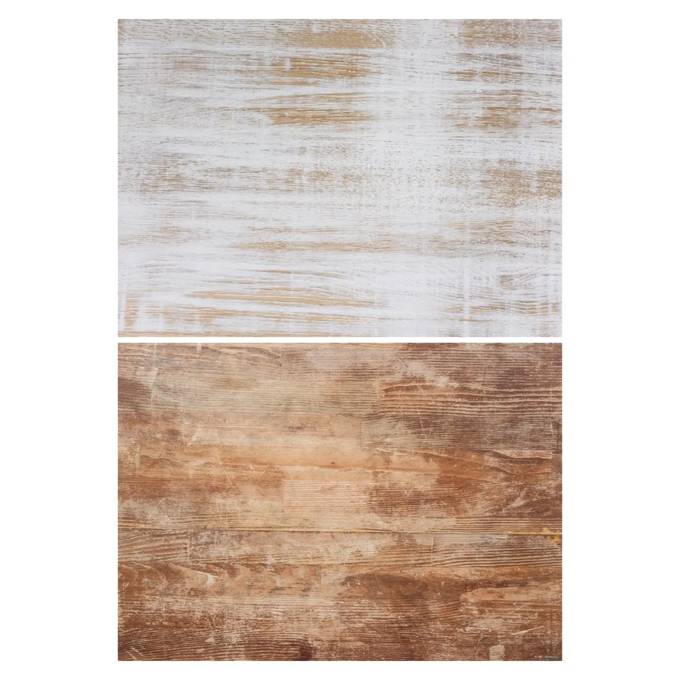 Flatlay Hintergrund 84 × 60 cm doppelseitig – Holzoptik - Kamera & Foto > Fotostudio-Ausrüstung Hintergründe