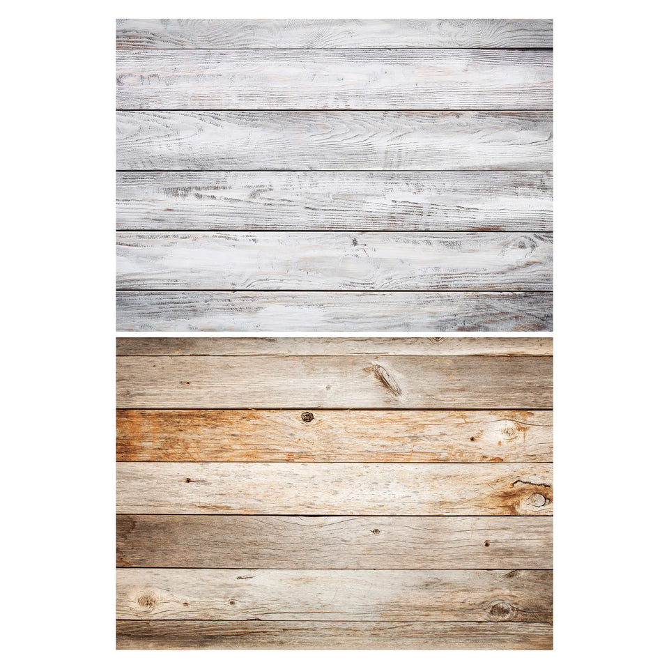 Flatlay Hintergrund 84 × 60 cm doppelseitig – Holzoptik - Kamera & Foto > Fotostudio-Ausrüstung Hintergründe