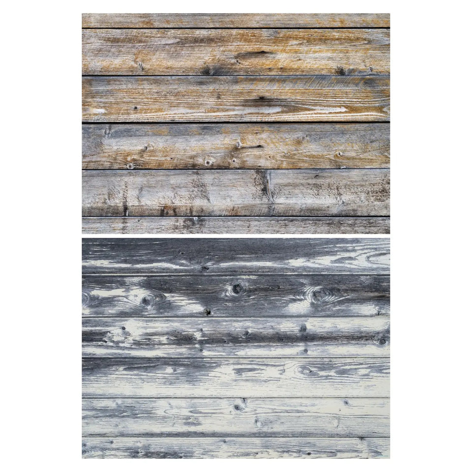 Flatlay Hintergrund 84 × 60 cm doppelseitig – Holzoptik - Kamera & Foto > Fotostudio-Ausrüstung Hintergründe