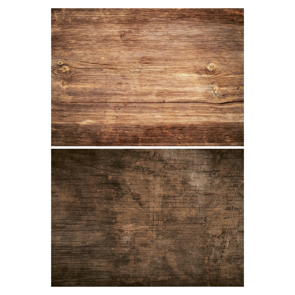 Flatlay Hintergrund 84 × 60 cm doppelseitig – Holzoptik - Kamera & Foto > Fotostudio-Ausrüstung Hintergründe