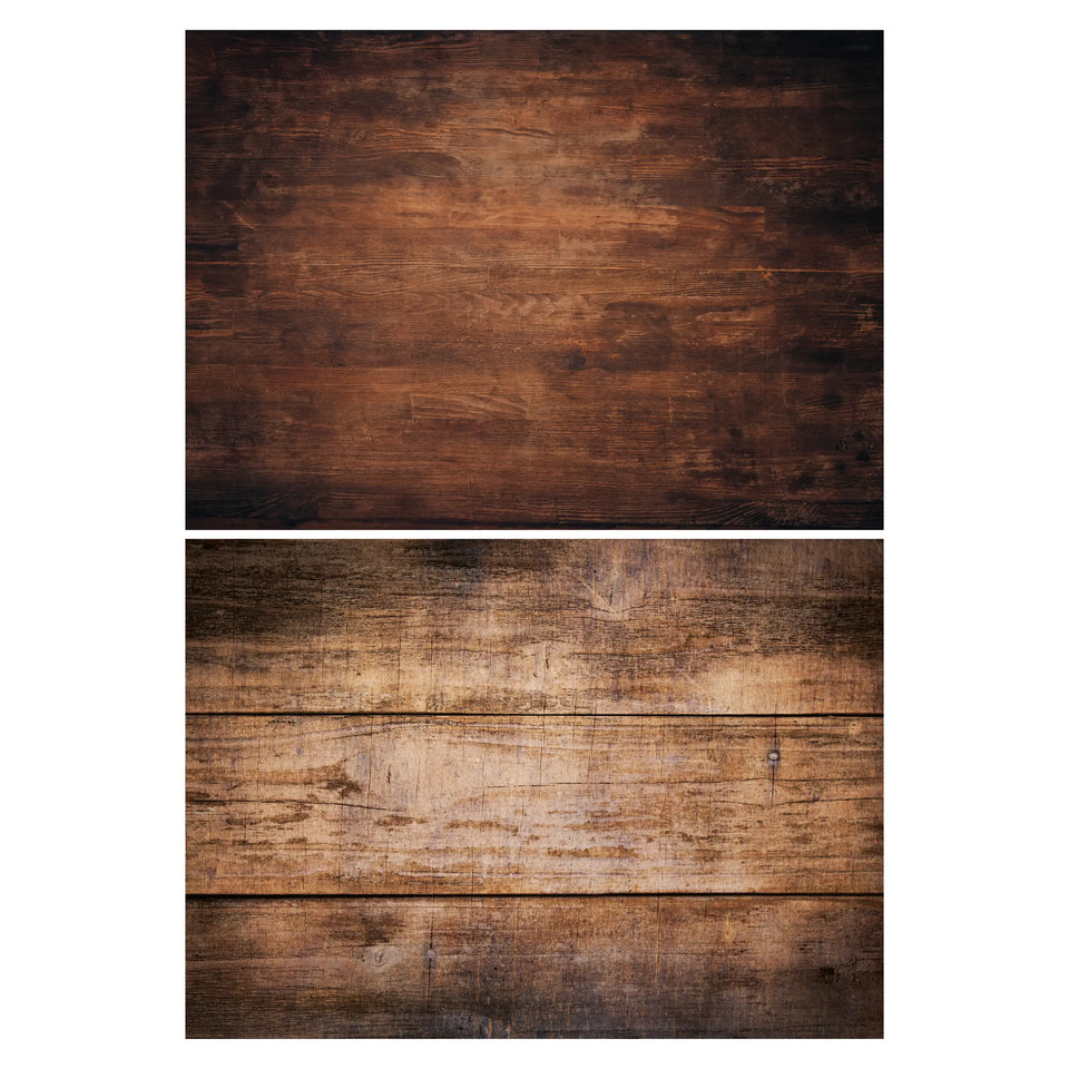 Flatlay Hintergrund 84 × 60 cm doppelseitig – Holzoptik - Kamera & Foto > Fotostudio-Ausrüstung Hintergründe