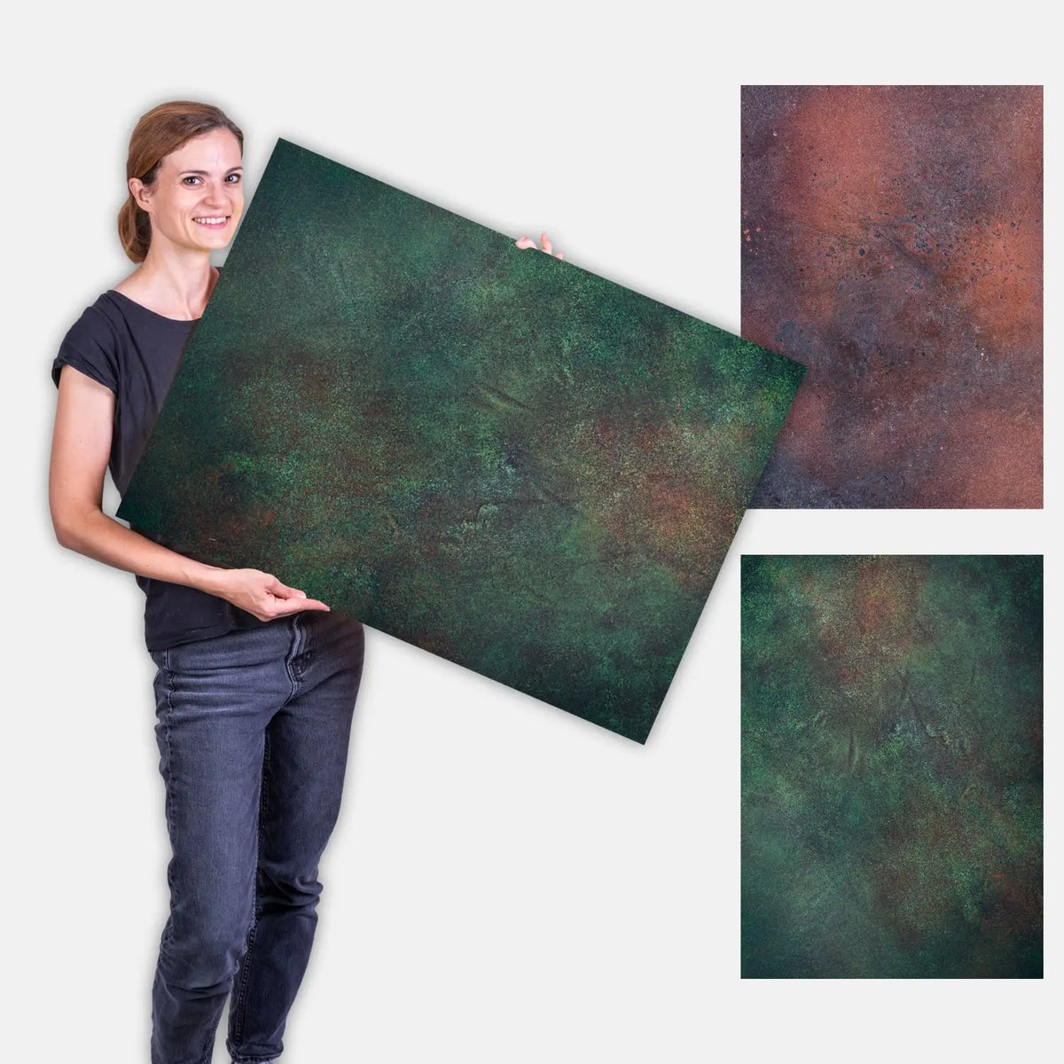 Flatlay Hintergrund 84 × 60 cm doppelseitig – Steinoptik - Stein 82 - Kamera & Foto > Fotostudio-Ausrüstung