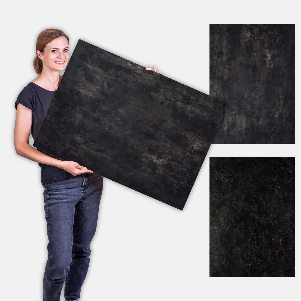 Flatlay Hintergrund 84 × 60 cm doppelseitig – Steinoptik - Stein 116 - Kamera & Foto > Fotostudio-Ausrüstung