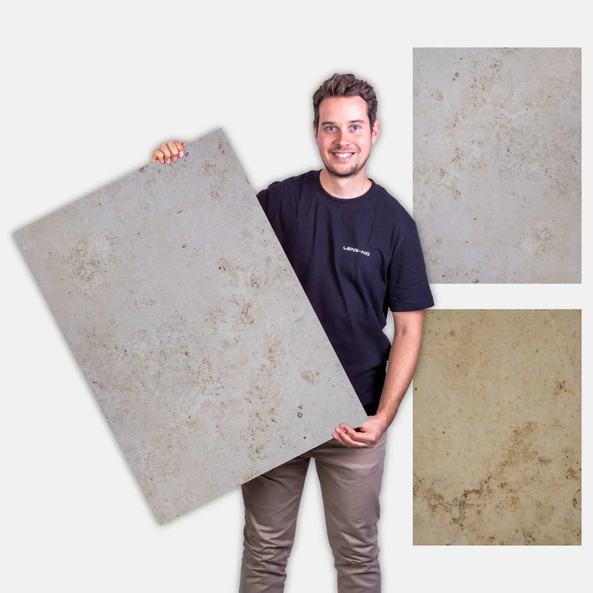 Flatlay Hintergrund 84 × 60 cm doppelseitig – Steinoptik - Stein 149 - Kamera & Foto > Fotostudio-Ausrüstung