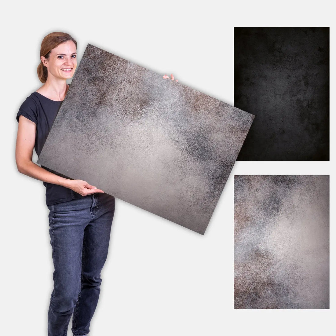 Flatlay Hintergrund 84 × 60 cm doppelseitig – Steinoptik - Stein 31 - Kamera & Foto > Fotostudio-Ausrüstung