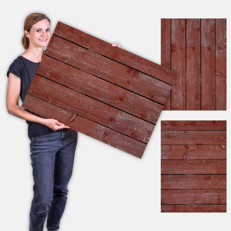 Flatlay backdrop - Discontinued models - 84×60 cm double-sided - Wood 142 - Camera & Photo > Photo studio equipment