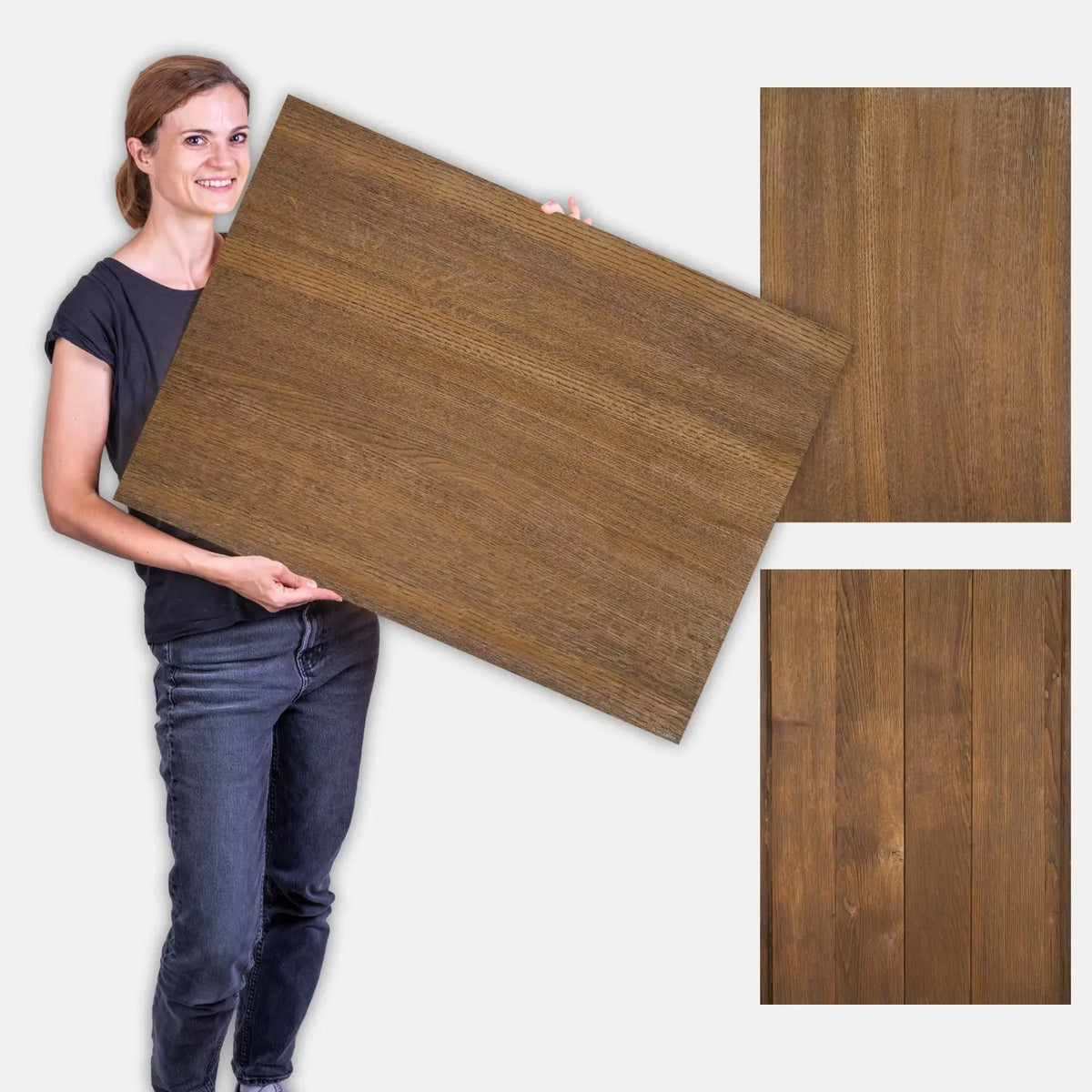 Flatlay backdrop - Discontinued models - 84×60 cm double-sided - Wood 140 - Camera & Photo > Photo studio equipment