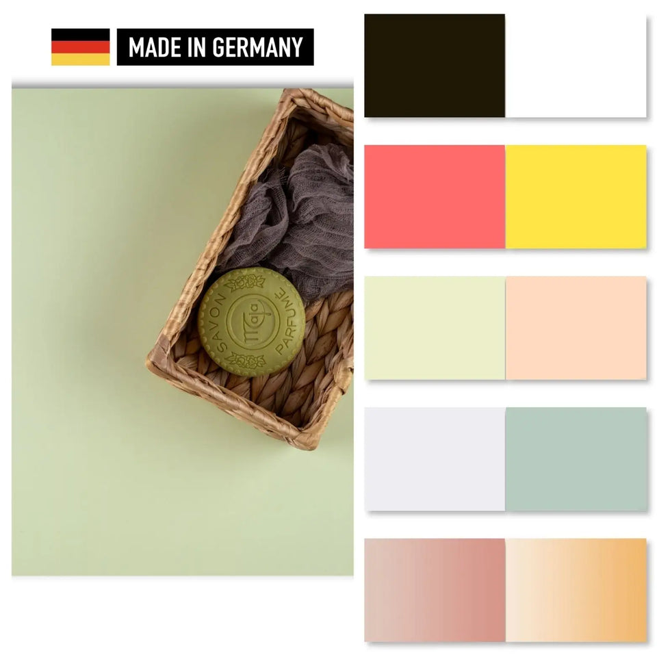 Flatlay Hintergrund Set – 5 Hintergründe mit 10 Motiven - Uni I - Kamera & Foto > Fotostudio-Ausrüstung Fotohintergründe