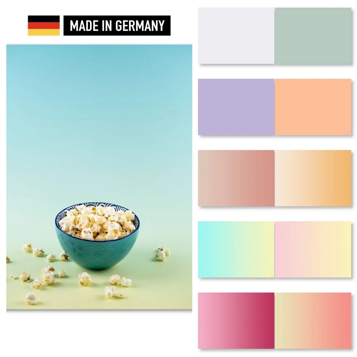 Flatlay Hintergrund Set – 5 Hintergründe mit 10 Motiven - Uni II - Kamera & Foto > Fotostudio-Ausrüstung