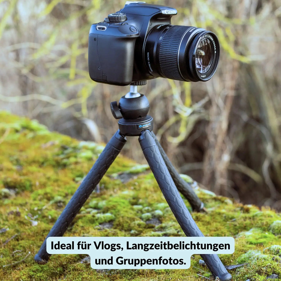 Flexibles Stativ Light – Dein kompakter Allrounder für unterwegs - Kamera & Foto > Stative Einbeinstative