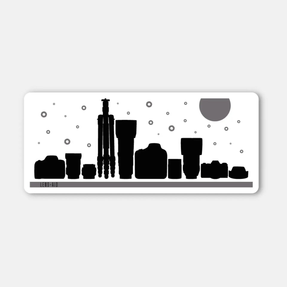 Foto Sticker Set mit 10 kreativen Fotografie-Motiven - 10er