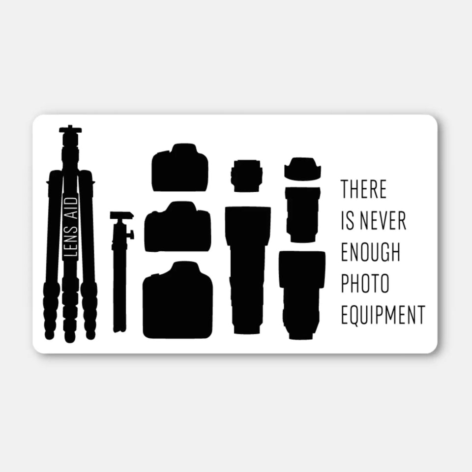 Foto Sticker Set mit 10 kreativen Fotografie-Motiven - 10er