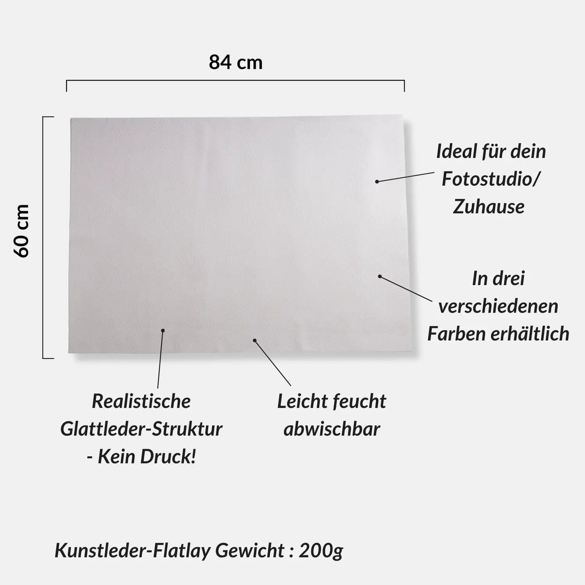 Fotohintergrund Kunstleder mit natürlicher Struktur 84x60 cm - Kamera & Foto > Fotostudio-Ausrüstung Hintergründe