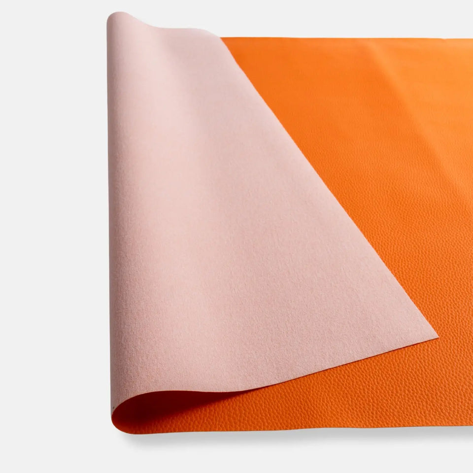 Fotohintergrund Kunstleder mit natürlicher Struktur 84x60 cm - Orange - Kamera & Foto > Fotostudio-Ausrüstung