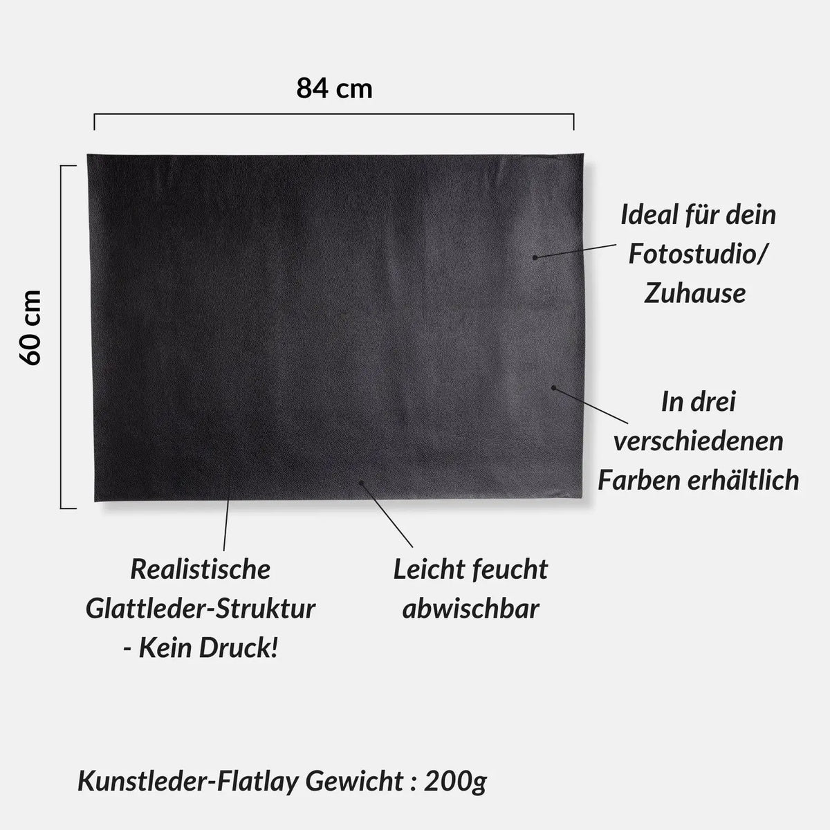 Fotohintergrund Kunstleder mit natürlicher Struktur 84x60 cm - Kamera & Foto > Fotostudio-Ausrüstung Hintergründe