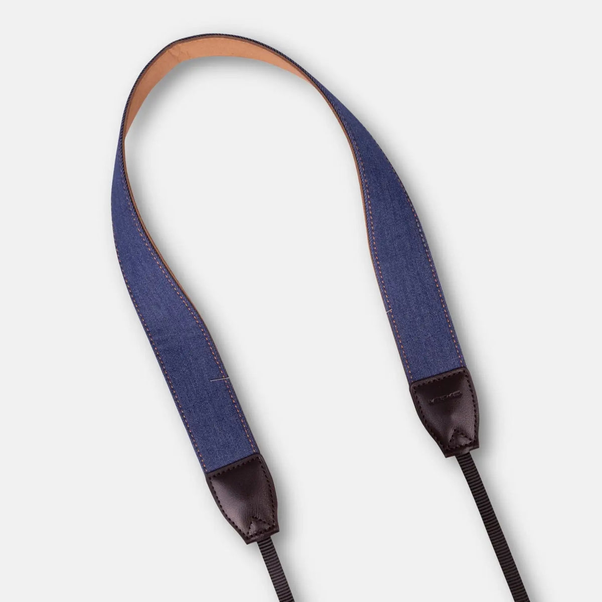 Gepolsterter Kameragurt im Jeans-Look 80–120 cm - Dunkelblau