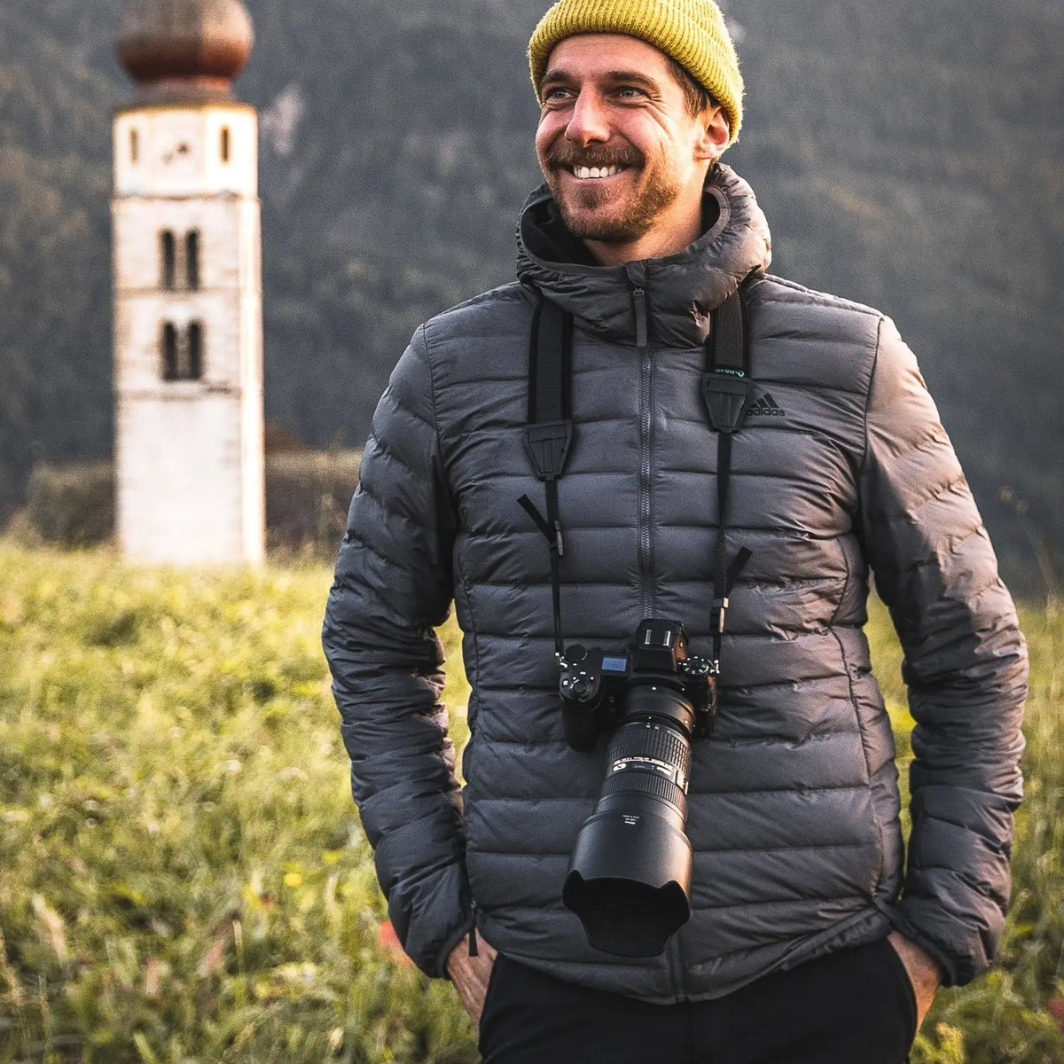 Padded neoprene camera strap - compatible with Canon, Nikon & Sony - Camera Photo > Camera Accessories Camera Straps