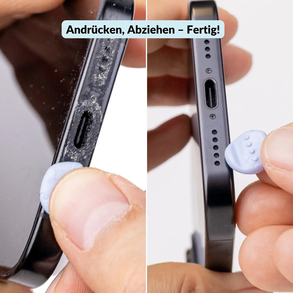 Kit per la pulizia del cellulare, comprensivo di pasta adesiva per la porta USB-C, le cuffie, la tastiera, ecc. - Elettronica > Accessori elettronici